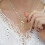 Dây chuyền bạc Việt Nam Dreamcatcher rỗng