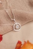 Dây chuyền bạc Việt Nam Flower Circle