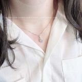 Dây chuyền bạc Việt Nam ổ đá xoắn