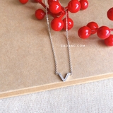 Dây chuyền bạc Việt Nam V đá