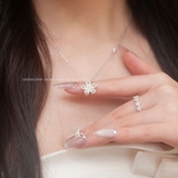 Dây chuyền bạc Việt Nam tuyết mai