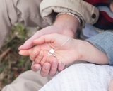 Dây chuyền đôi bạc Việt Nam tim lồng