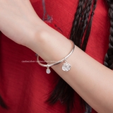 Lắc tay bạc Việt Nam Viên Nguyệt