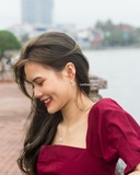 Khuyên tai bạc Việt Nam hai móc tròn