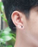 Khuyên tai bạc Việt Nam nụ đá (chiếc)