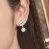 Khuyên bạc Việt Nam Ngọc Trai Freshwater chanel đá