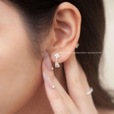 Khuyên tai bạc Việt Nam Sundrop