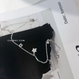 Lắc chân bạc Việt Nam chuông lập phương sao