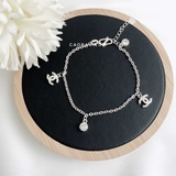 Lắc chân bạc Việt Nam ổ đá Chanel