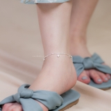 Lắc chân bạc Việt Nam tim trơn