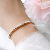 Lắc tay bạc Việt Nam bi trơn