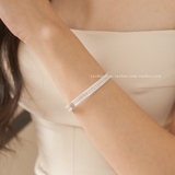 Lắc tay bạc Việt Nam kiềng cứng Blinkie