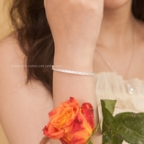 Lắc tay bạc Việt Nam kiềng cứng Mini Blink