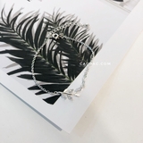 Lắc tay bạc Việt Nam lá thưa