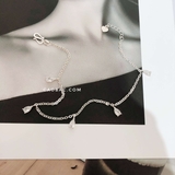 Lắc tay bạc Việt Nam sợi xích giọt nước