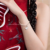 Lắc tay bạc Việt Nam Thu Nguyệt