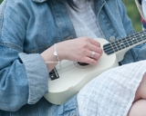 Lắc tay đôi bạc Việt Nam mặt trăng mặt trời