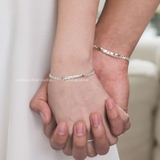 Lắc tay đôi bạc Việt Nam Adore Couples Bracelet