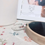 Lắc trẻ em bạc Việt Nam cua dẹt khắc tên