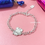 Lắc trẻ em bạc Việt Nam mắt tròn con giáp