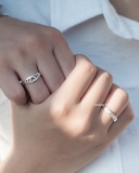 Nhẫn bạc Việt Nam Crown Ring (174)