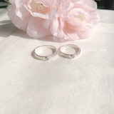 Nhẫn đôi bạc Việt Nam Archer Couple Rings (292)