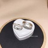 Nhẫn đôi bạc Việt Nam Chocolate Rings Couple (143)