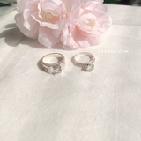 Nhẫn đôi bạc Việt Nam Crane Couple Rings (315)