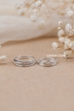 Nhẫn đôi bạc Việt Nam Elsu Couple Rings (261)