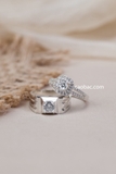 Nhẫn đôi bạc Việt Nam King Rings Couple (333)