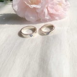 Nhẫn đôi bạc Việt Nam Lesser Couple Rings (239)