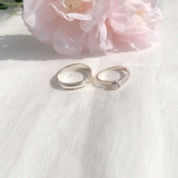 Nhẫn đôi bạc Việt Nam Mina Couple Rings (297)