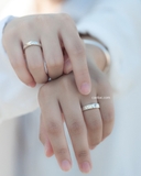 Nhẫn đôi bạc Việt Nam Normae Couple Rings (272)