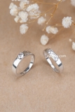 Nhẫn đôi bạc Việt Nam Normae Couple Rings (272)