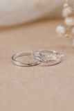 Nhẫn đôi bạc Việt Nam Only one Rings Couple (149)