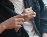 Nhẫn đôi bạc Việt Nam Sienna Couple Rings (118)