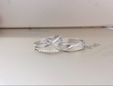 Nhẫn đôi bạc Việt Nam Sunshine Rings Couple (146)