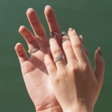 Nhẫn đôi bạc Việt Nam Tiara Couple Rings (161)