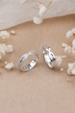 Nhẫn đôi bạc Việt Nam Ursaei Couple Rings (257)