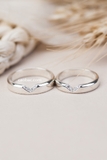 Nhẫn đôi bạc Việt Nam Victoria Couple Rings (164)