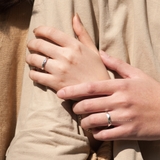 Nhẫn đôi bạc Việt Nam Zigzag Couple Rings (166)