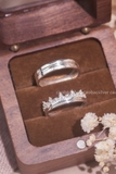 Nhẫn đôi bạc Việt Nam Crown Couple Rings (308)