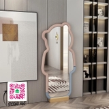Gương soi toàn thân khung nỉ hình gấu SMHome GTT12