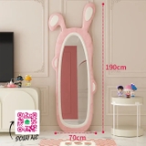 Gương soi toàn thân khung nỉ hình thỏ SMHome GTT13