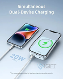 Sạc dự phòng Innostyle Powermag 15W 10.000mAh có sạc không dây, có giá đỡ - In logo theo yêu cầu Quà tặng công nghệ doanh nghiệp