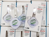 Cáp rút 3 in 1 in logo Logistic