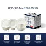 Bộ đồ ăn 22 sản phẩm - Jasmine - Chỉ Vàng - In logo theo yêu cầu