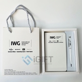 Set sổ bút quà tặng - In Logo IWG