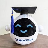 Gấu bông in logo Trường ĐH Khoa học Tự nhiên HCMUS 