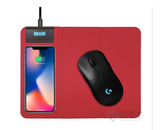 Lót Chuột Kiêm Sạc Không Dây Wireless Mouse Pad có Logo phát sáng